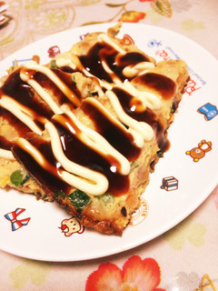 納豆嫌い&幼児食にも♡納豆チーズオムレツ-レシピのメイン写真