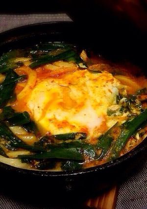 超簡単！！ガスト風本格辛口チゲうどん-レシピのメイン写真