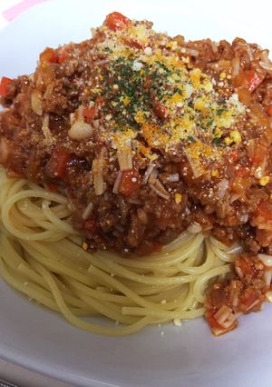 たっぷりえのきのミートソース!-レシピのメイン写真