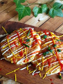 節約ヘルシー*豆腐と豚肉の焼きナゲット-レシピのメイン写真