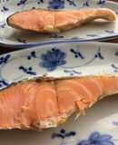 新巻鮭の水煮〜塩抜き速攻簡単美味しい♪