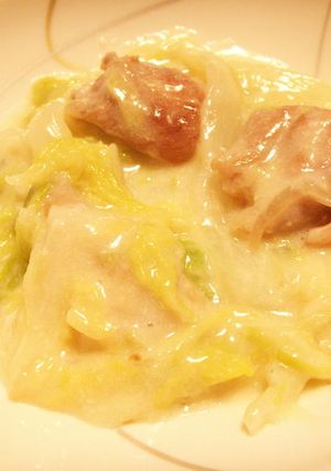 簡単!!とろ~り白菜と鶏の中華クリーム煮-レシピのメイン写真