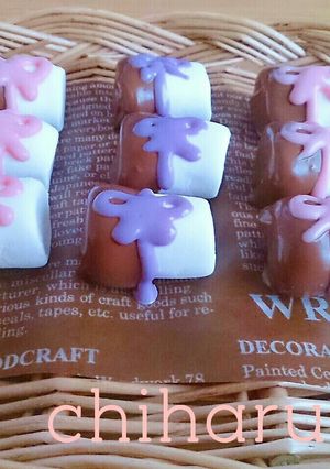 バレンタイン♡材料3つ♡チョコマシュマロ-レシピのメイン写真