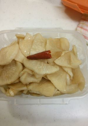 たくあんの油炒め-レシピのメイン写真