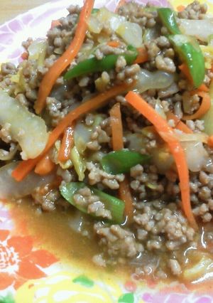 ご飯がススム!!　肉カレー☆白菜炒め-レシピのメイン写真