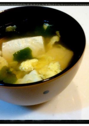 ホッと♪お豆腐と卵のスープ-レシピのメイン写真