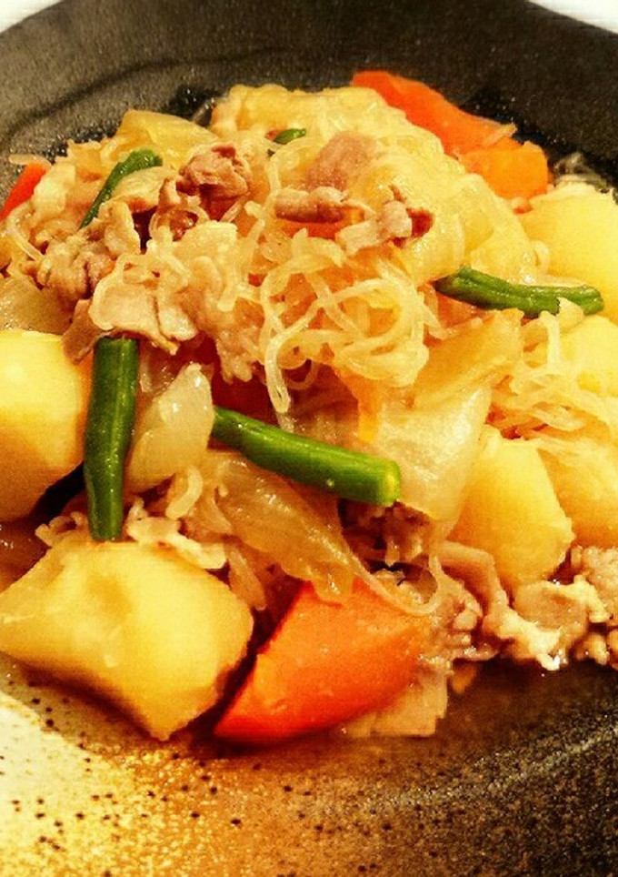 簡単♬和食の定番豚肉で美味しい肉じゃが♡-レシピのメイン写真