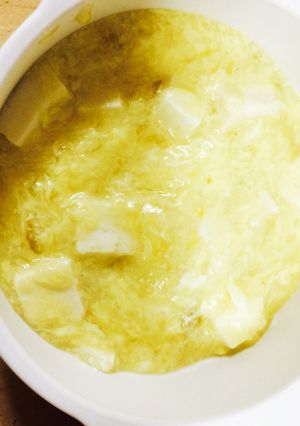 離乳完了 即席！豆腐の中華たまごスープ風-レシピのメイン写真