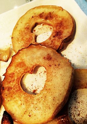 輪切りりんごで♪簡単焼きリンゴ-レシピのメイン写真