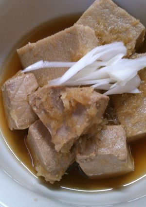 簡単 おかずに まぐろ 高野豆腐の 煮物-レシピのメイン写真