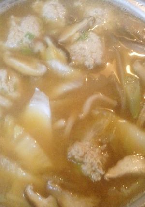 ヘルシーな鶏だんご汁-レシピのメイン写真