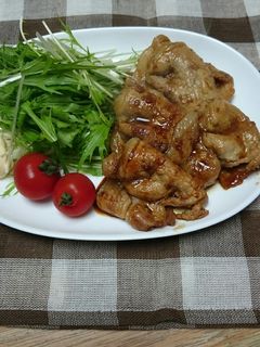 簡単♪漬けて焼くだけ♪しょうが焼き♪-レシピのメイン写真