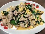 今が旬！豚肉入りニラ玉