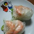 子供と一緒に手巻き寿司感覚★生春巻