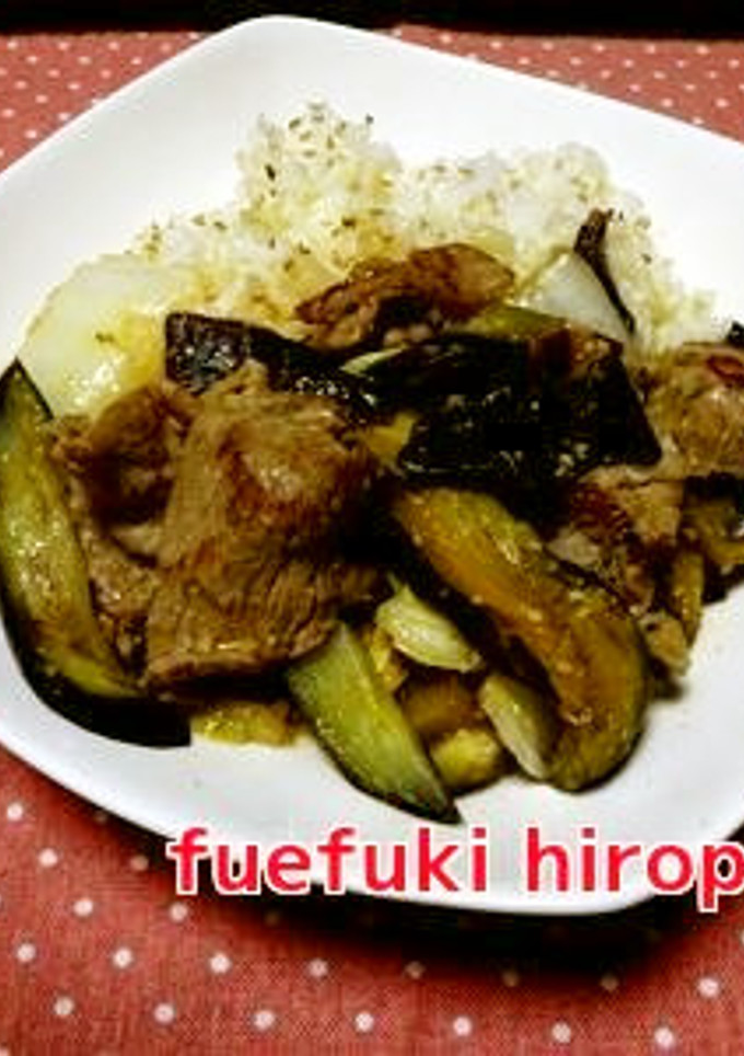 豚肉ときくらげの 味噌炒めスタミナ丼-レシピのメイン写真