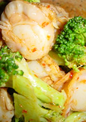 辛い！ホタテの豆板醤サラダ☆-レシピのメイン写真
