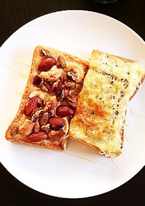 超簡単 栄養たっぷりナッツトースト-レシピのメイン写真