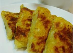 ミートソース缶で★おからとポテトのお焼き-レシピのメイン写真
