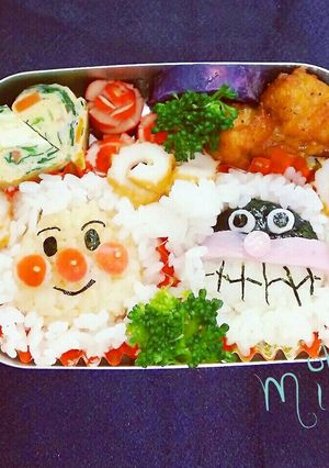 ひつじ アンパンマン バイキンマン-レシピのメイン写真