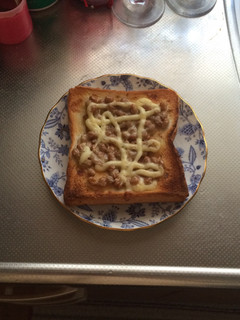 納豆トースト-レシピのメイン写真