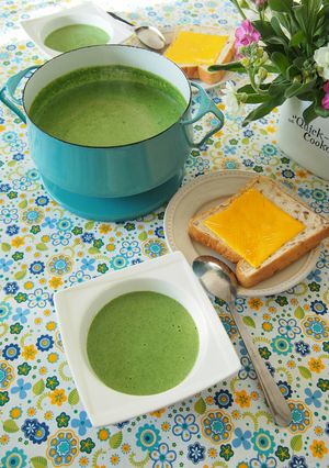 朝食はほうれん草ブロッコリーのポタージュ-レシピのメイン写真