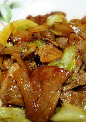 豚肉と野菜の味噌ダレ炒め-レシピのメイン写真