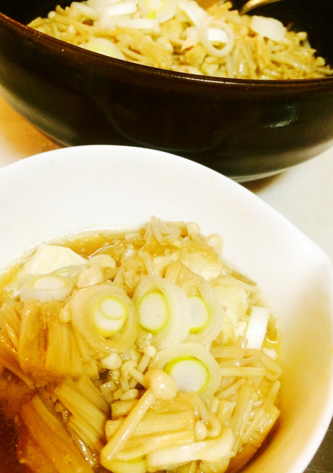 揚げ出し豆腐のとろ〜り✴エノキソース-レシピのメイン写真