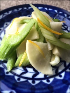 セロリと大根のゆず風味漬け-レシピのメイン写真