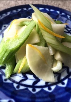 セロリと大根のゆず風味漬け-レシピのメイン写真