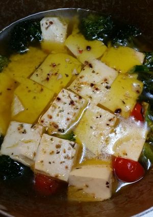 豆腐アヒージョ-レシピのメイン写真