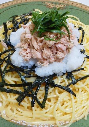 ツナと大根おろしの和風パスタ-レシピのメイン写真