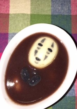 カオナシ白玉おしるこ-レシピのメイン写真