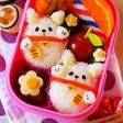 キャラ弁*俵おにぎりの招きネコ♡