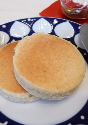 ふんわりパンケーキ！ノンバター＆エッグ！-レシピのメイン写真