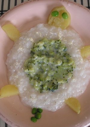 ☆離乳食中期☆まるごとカメさん!?-レシピのメイン写真