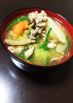 お野菜たっぷりの！豚汁-レシピのメイン写真