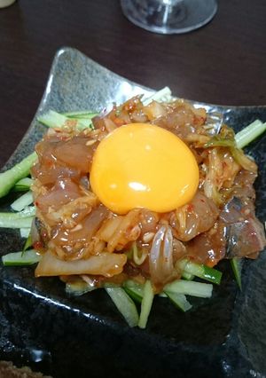 アジの韓国風ユッケ-レシピのメイン写真