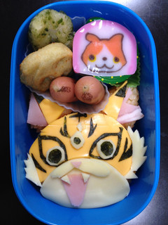 妖怪ウォッチ☆マスクドニャーン☆キャラ弁-レシピのメイン写真