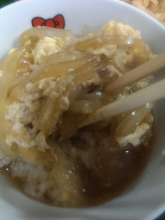 シンプル◆たまご丼◆あつあつで-レシピのメイン写真