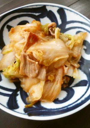 白菜と豚肉のオイスター炒め♪-レシピのメイン写真