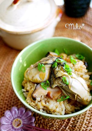 簡単･牡蠣の炊き込みご飯＊生姜風味♪-レシピのメイン写真