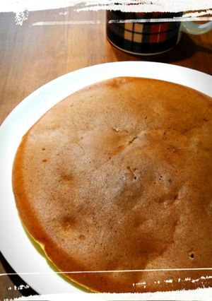 フライパンで簡単！大きなバナナパンケーキ-レシピのメイン写真