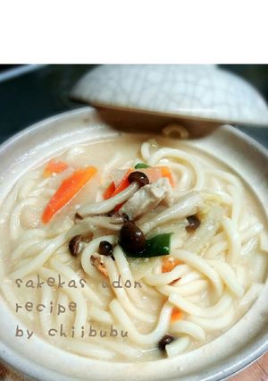 酒粕入り＊煮込みうどん-レシピのメイン写真