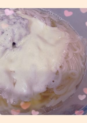 簡単♪チーズハンバーグそうめん♡-レシピのメイン写真