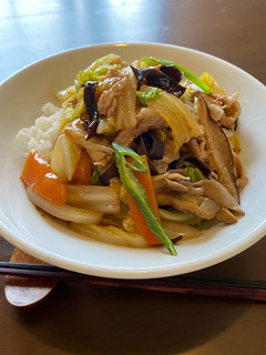 野菜たっぷり五目あんかけご飯-レシピのメイン写真
