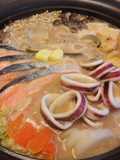 魚介が美味しい石狩鍋 まろやか酒粕仕立て