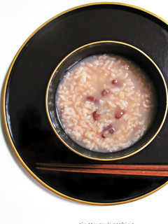 小豆粥~炊飯器・鍋で炊いて塩は加えない-レシピのメイン写真