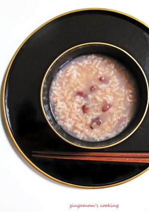 小豆粥～炊飯器・鍋で炊いて塩は加えない-レシピのメイン写真