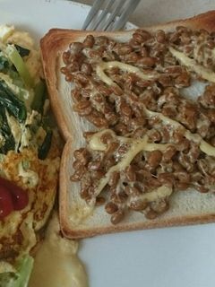 納豆マヨトースト(タレなし)-レシピのメイン写真
