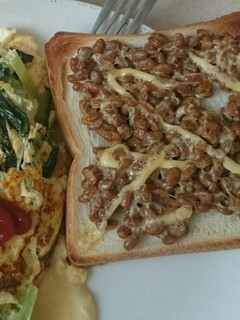 納豆マヨトースト(タレなし)-レシピのメイン写真
